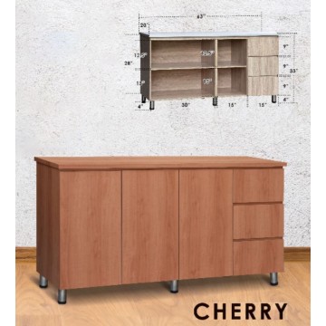 Kitchen Cabinet KC1116F (Solid Plywood)